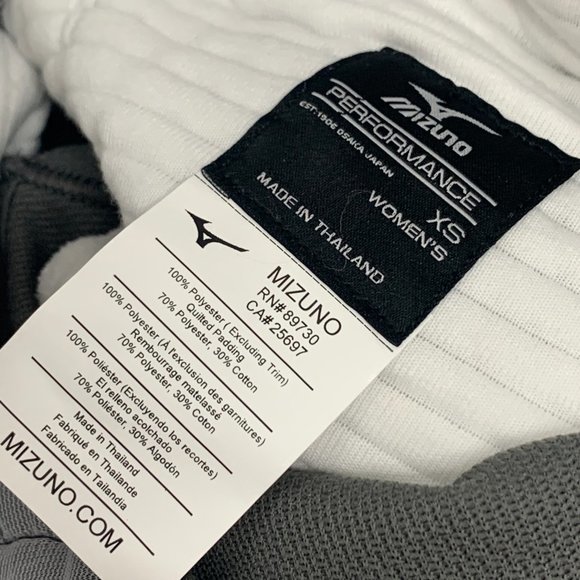 Brand New! Mizuno Softball Gray Pants X-Small Polyester & Cotton Mid Rise Sport - Picture 7 of 12